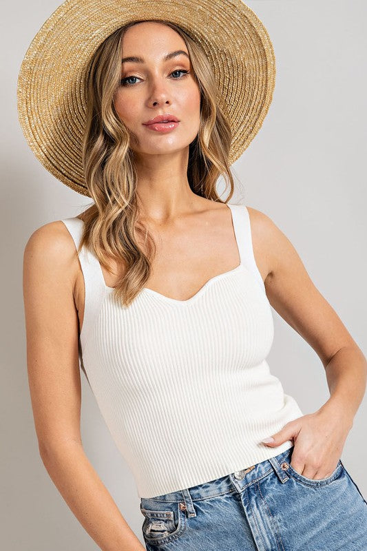 Ribbed Romance Top