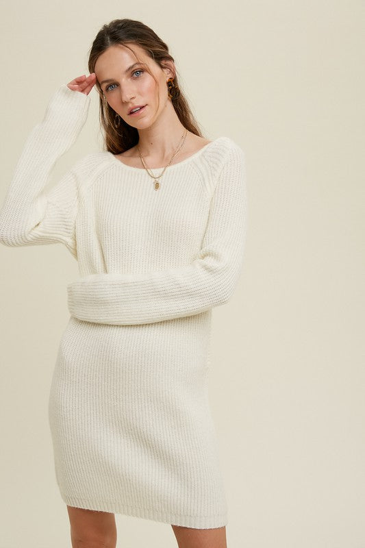 Creamy Dream Sweater Dress - FINAL SALE