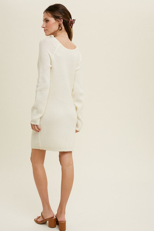 Creamy Dream Sweater Dress - FINAL SALE