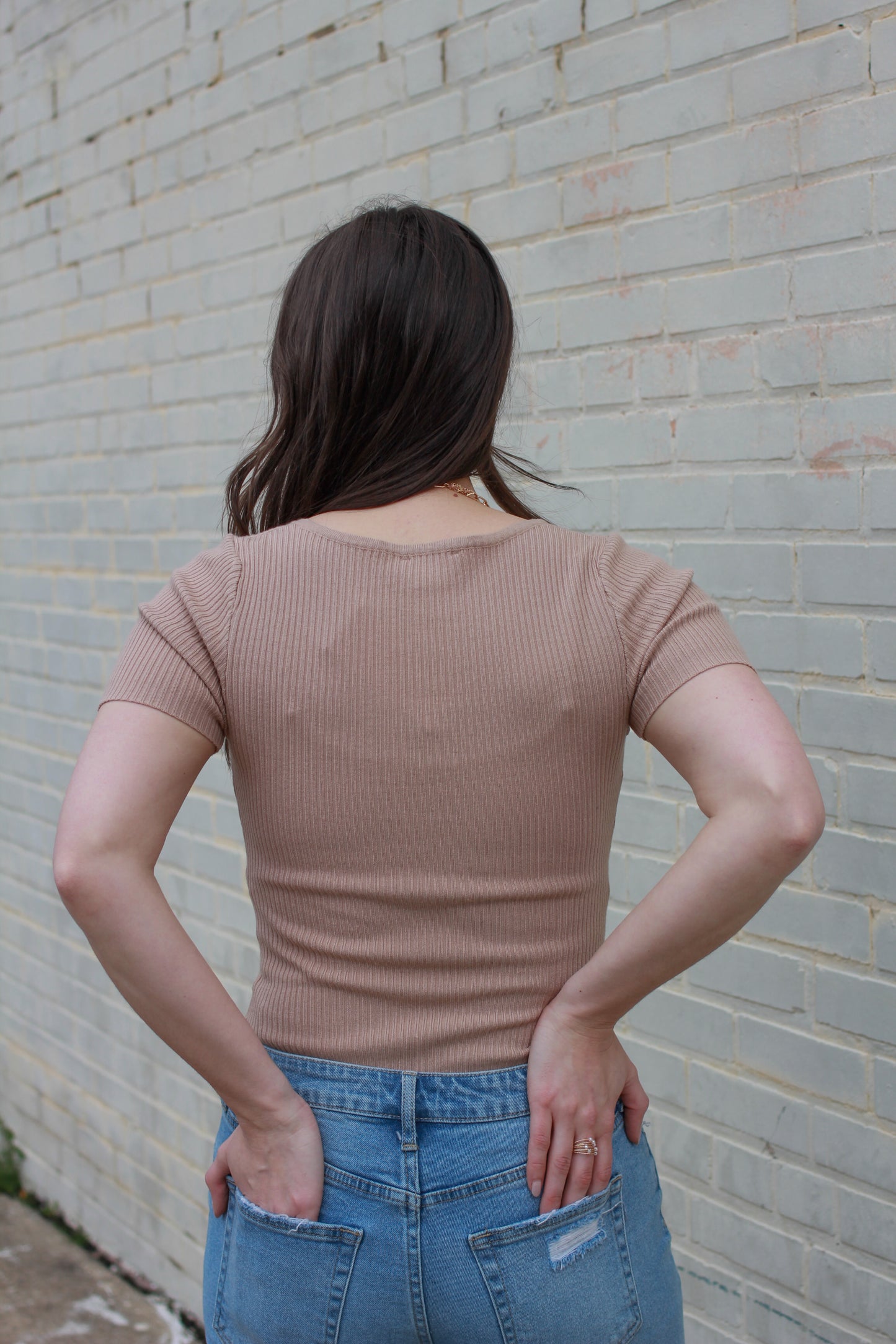 Over Under Ribbed Top