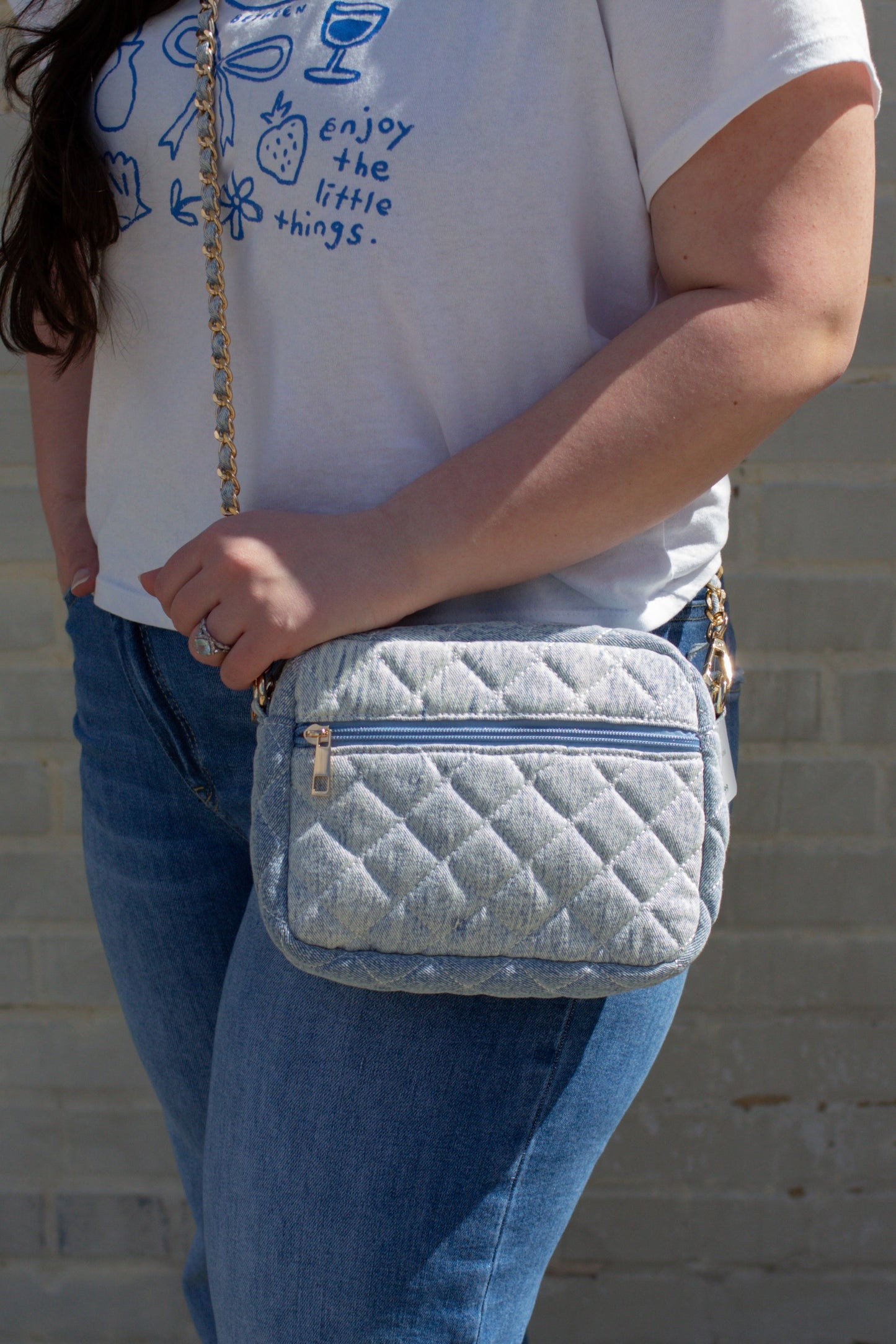 Blue Jean Baby Crossbody