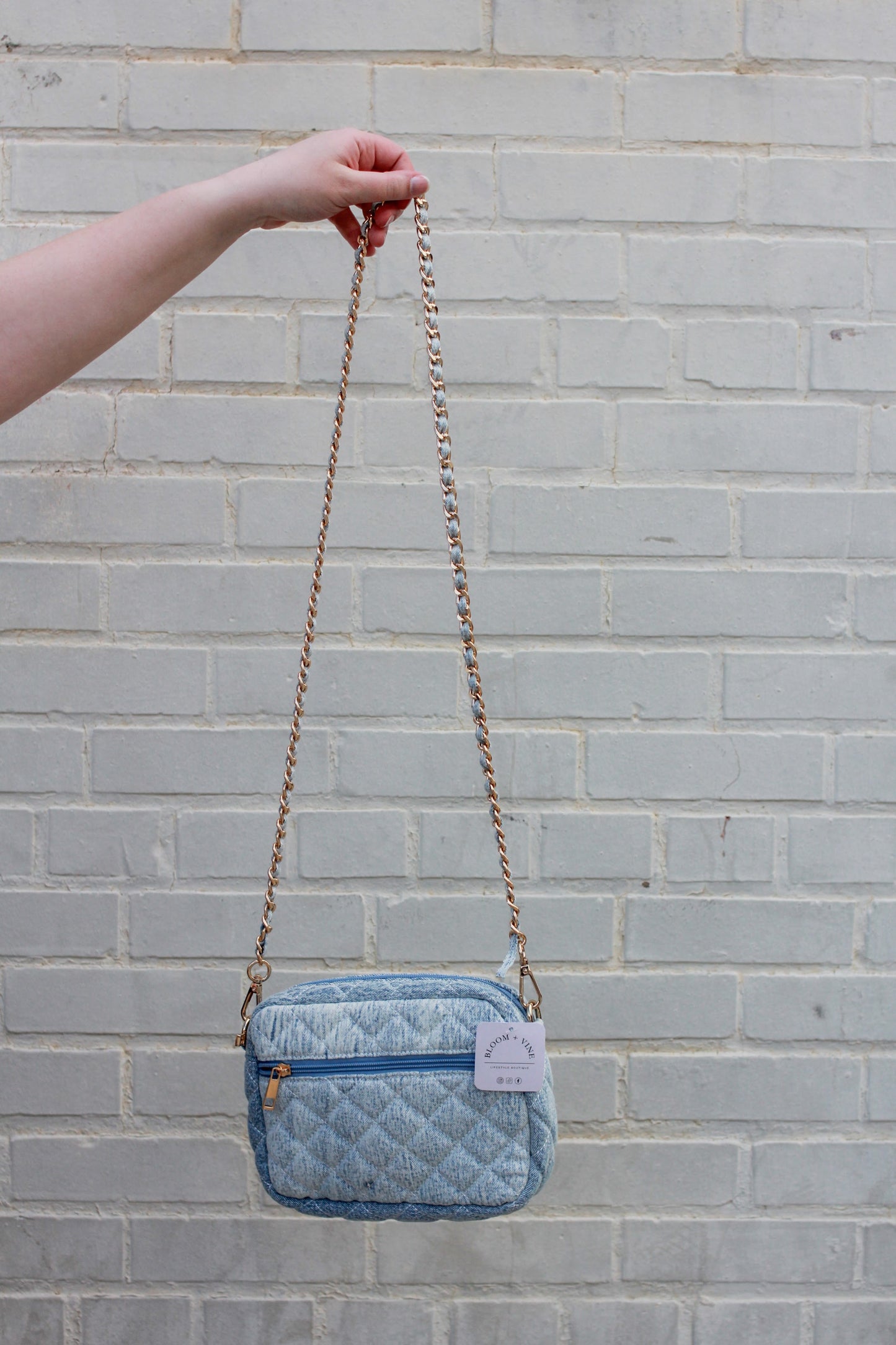 Blue Jean Baby Crossbody