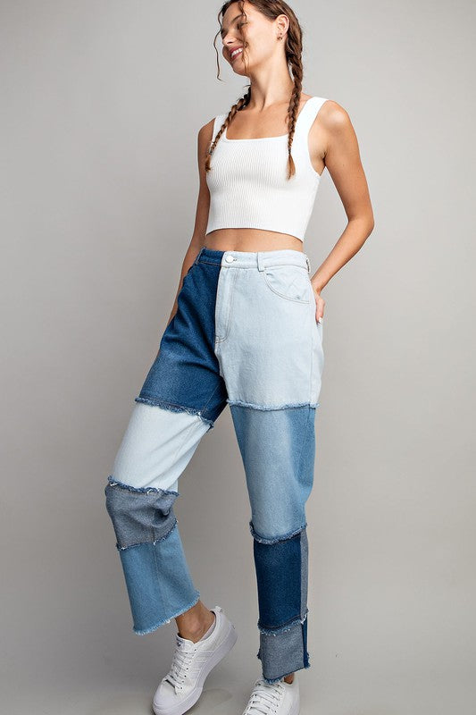 Patchwork Jeans