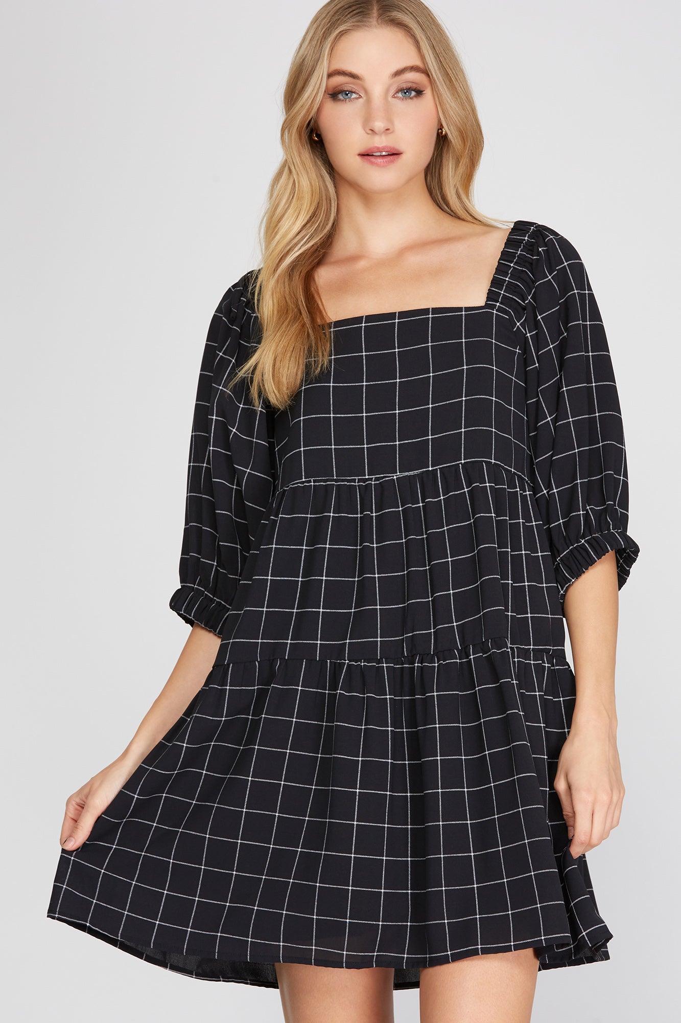 Checkmate Charm Dress