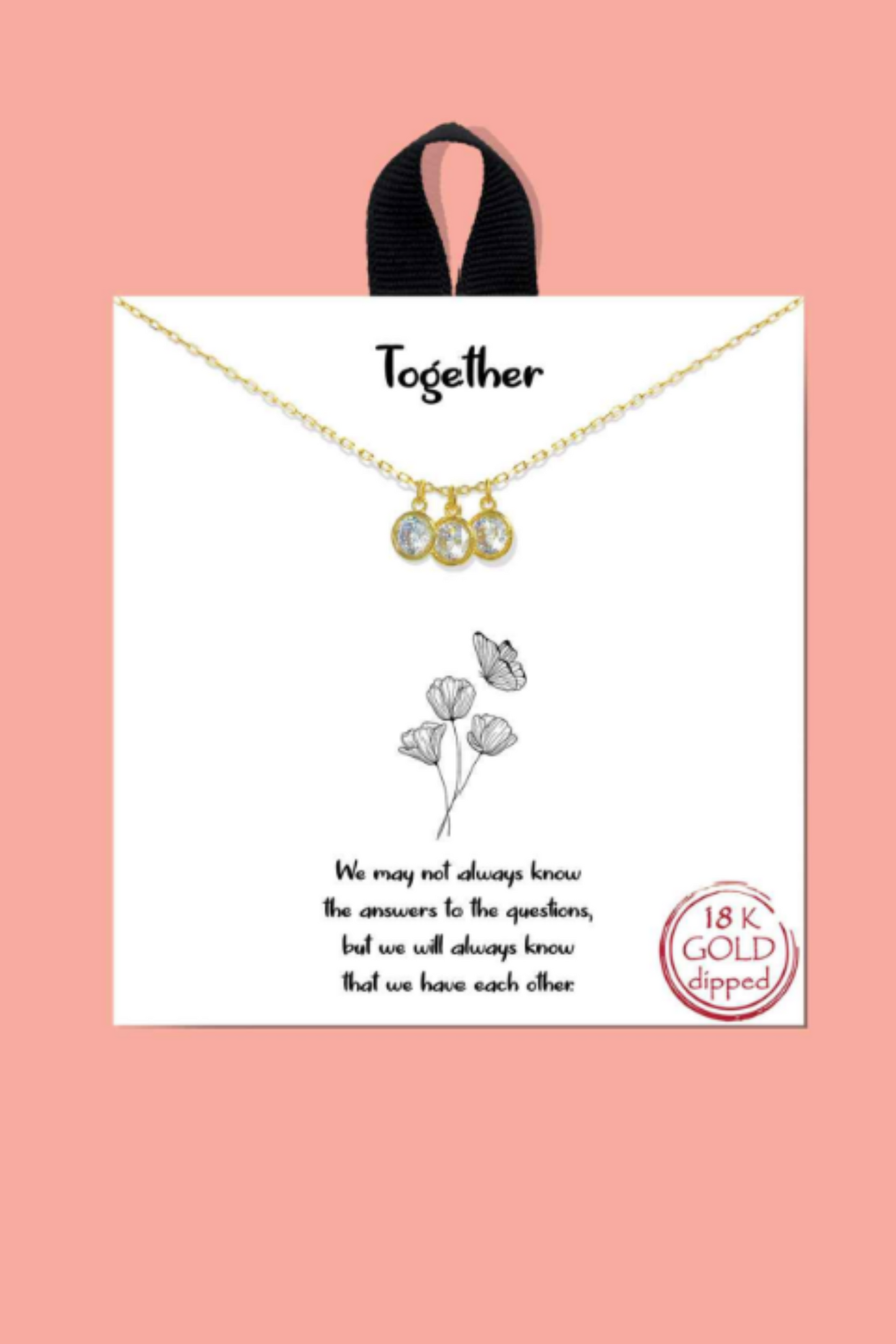 Together Gold Dipped Necklace